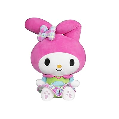 Jazwares Hello Kitty and Friends, 12-Inch My Melody Neon Plush - Officially Licensed Sanrio Product from Ages 6+