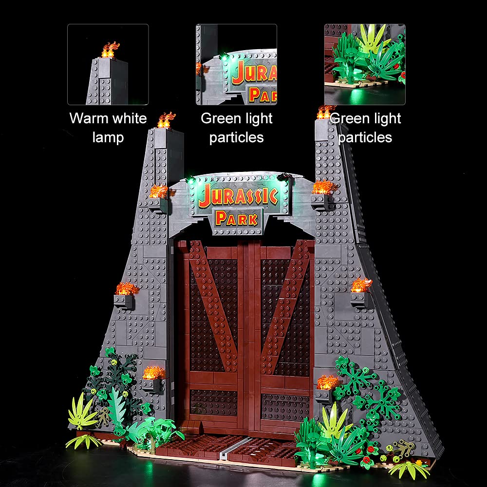 Amazon.com: Light Kit for Lego Jurassic Park T Rex Rampage 75936