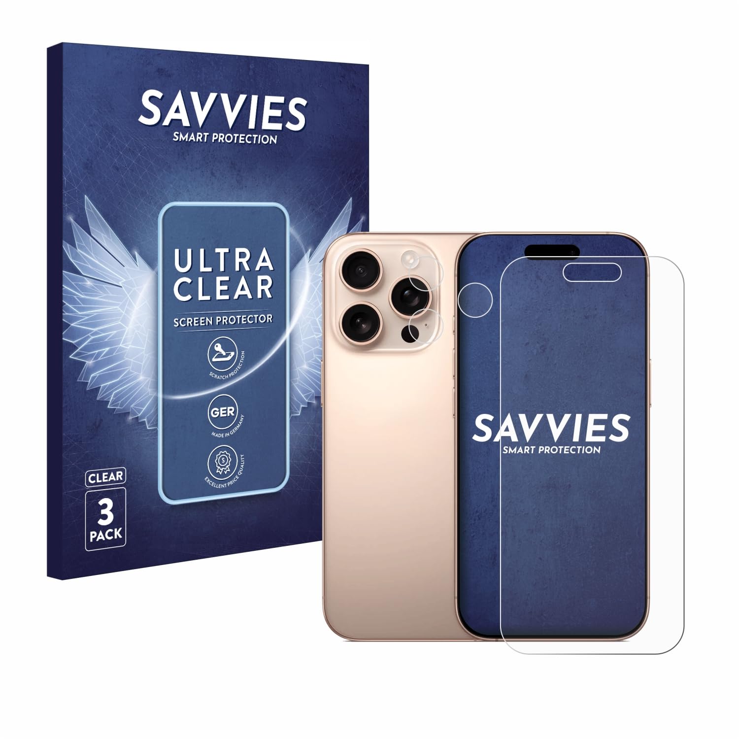 Savvies Displayschutzfolien Für Ulefone Note 16 Pro – 6 Stück, Ultra-transparent, Kratzfest, Made In Germany