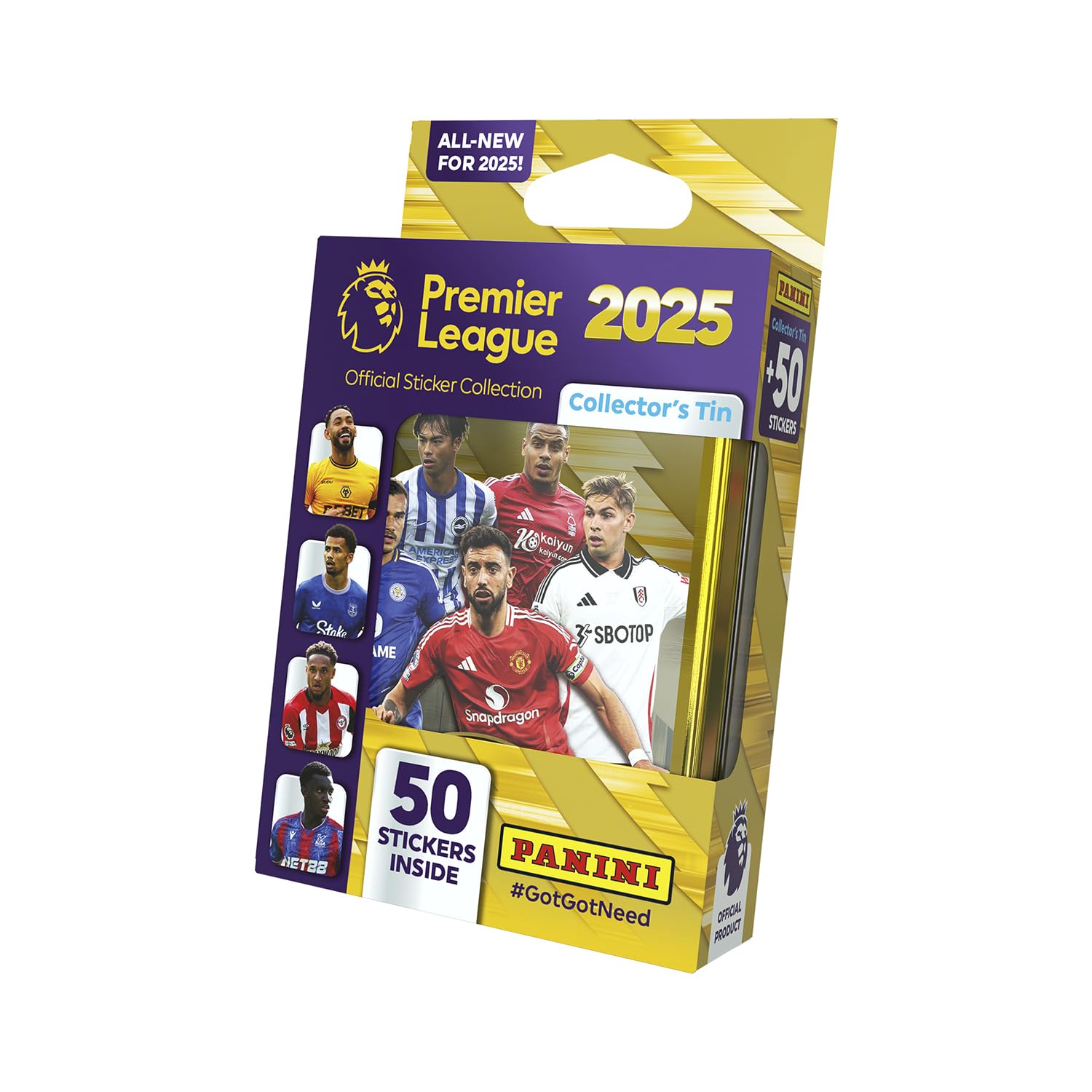Premier League 2025 Official Sticker Collection - Pocket Tin