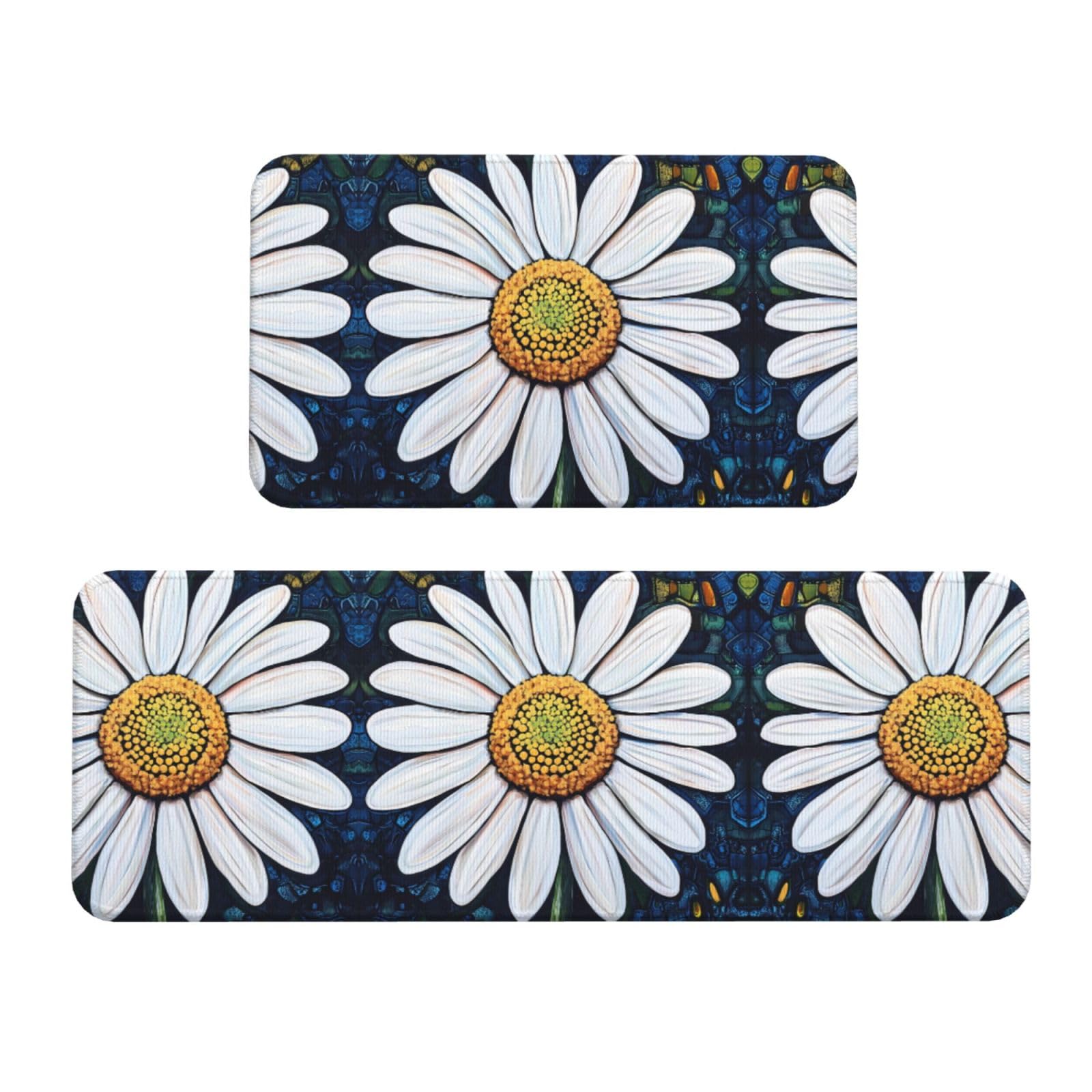 Alfombrillas de cocina antideslizantes para zona de lavado y entrada Plumeria Display
