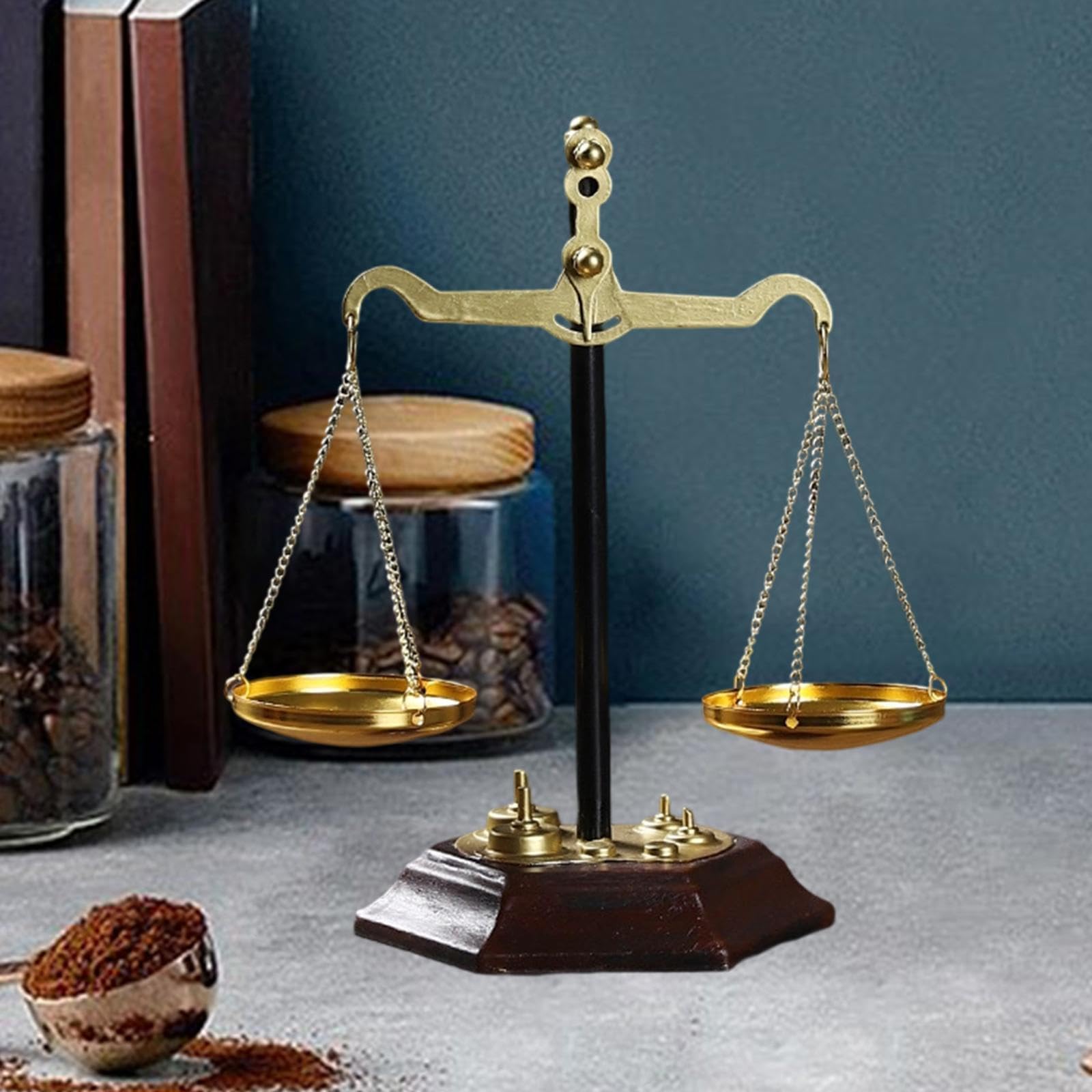 Amazon.co.jp: KQFCAZRE 天秤 置物 インテリア用 小物入れ 鍵置き