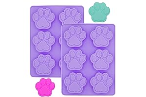 Puppy Dog Paw Oven Safe Silicone Molds Set
