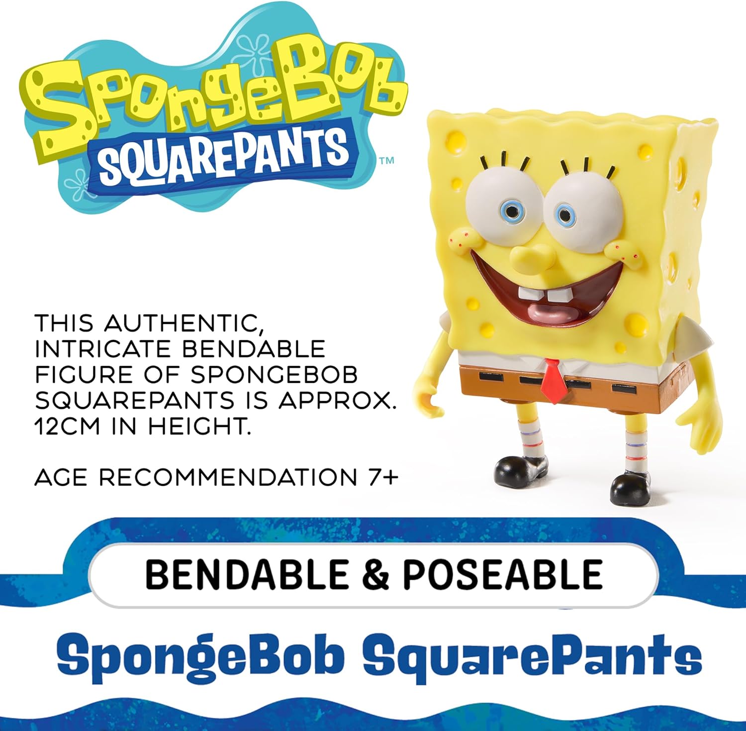 The Noble Collection Bendable Spongebob Squarepants-Spongebob