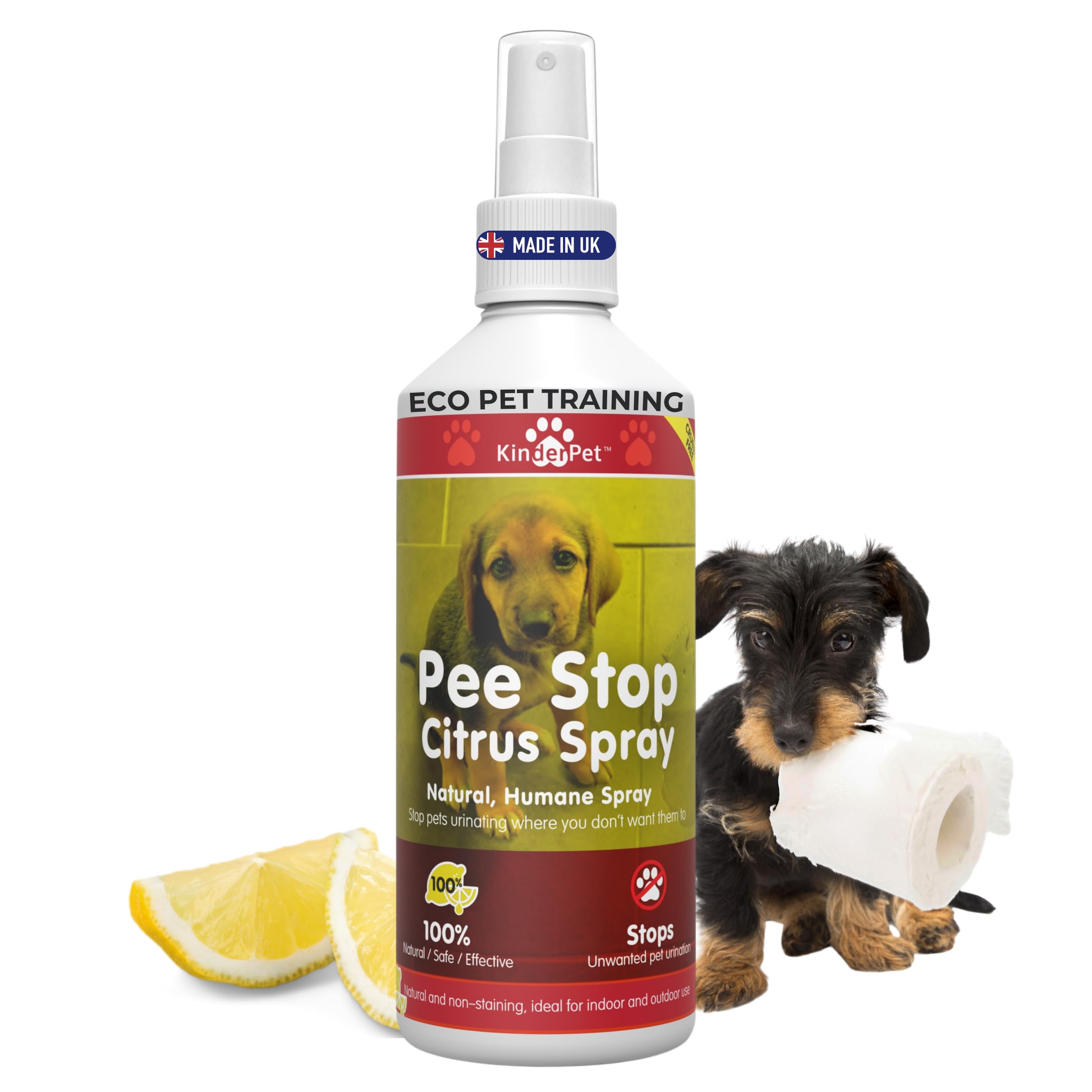 Pee Stop Spray Urine Stop for Cat and Dog Repellent Stop Cats and Dogs Repeat Marking Indoors and Outdoors 100% Natural Enzyme Urine Destroyer 250ml