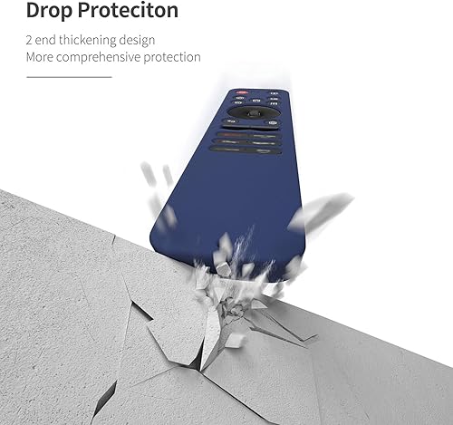 Miniatura 5 de Funda de silicona con control remoto para LG MR25GA, compatible con televisores inteligentes LG OLED 2025 C5, B5, G5, M5, con cordón (azul oscuro)