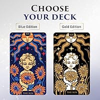 Vista 7 de Wyspell Cartas de Tarot: Mazo de Tarot Starlight con Libro Guía - Mazo de Cartas de Tarot Único para Principiantes - Cartas Modernas de Adivinación