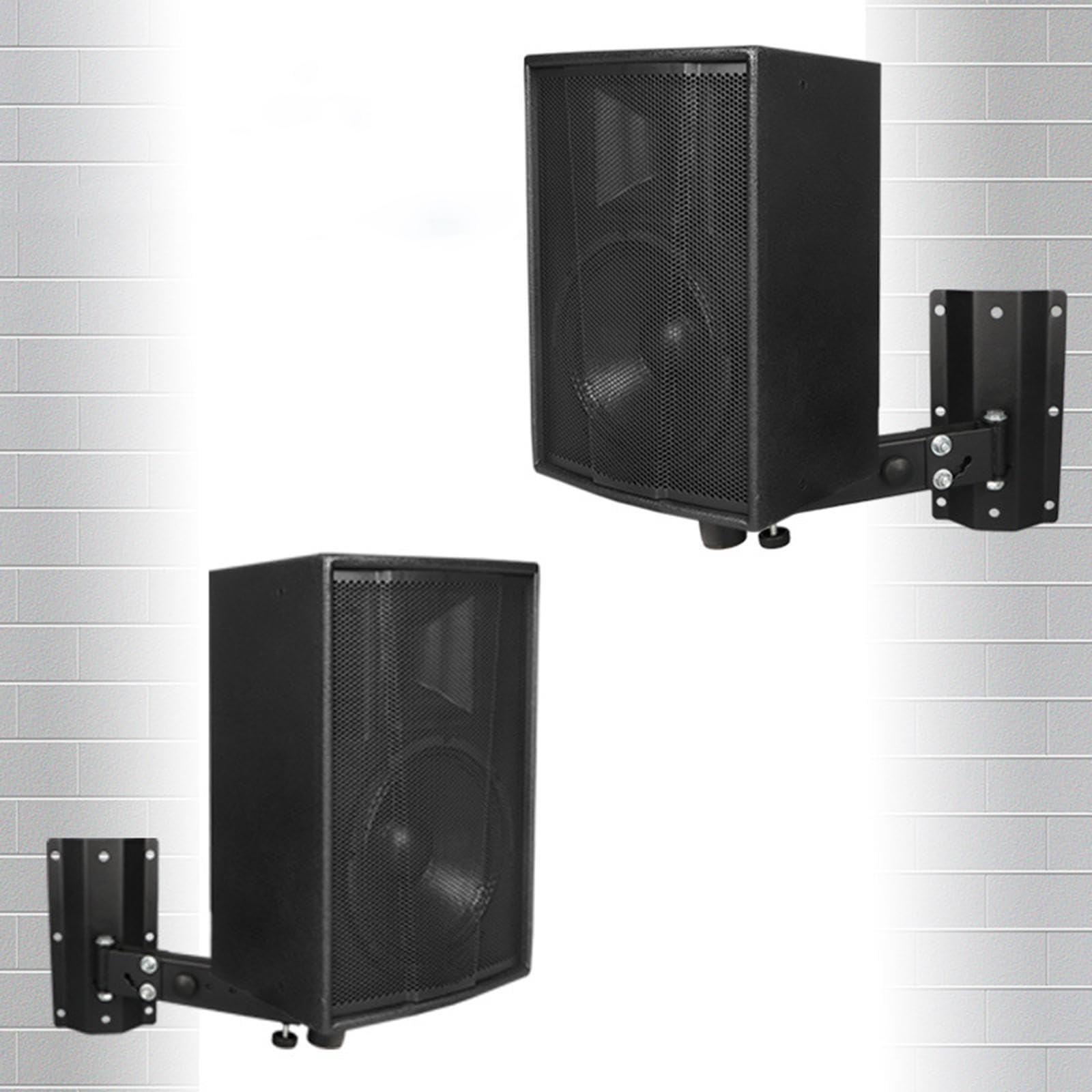 Soporte de Pared de Acero Duradero Soporte de Altavoz Ajustable Accesorios Ahorro de Espacio Escucha para Cada habitación de Pared para Altavoz