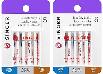 singer 75467 Universal Heavy Duty Machine Needles -5/Pkg (2)