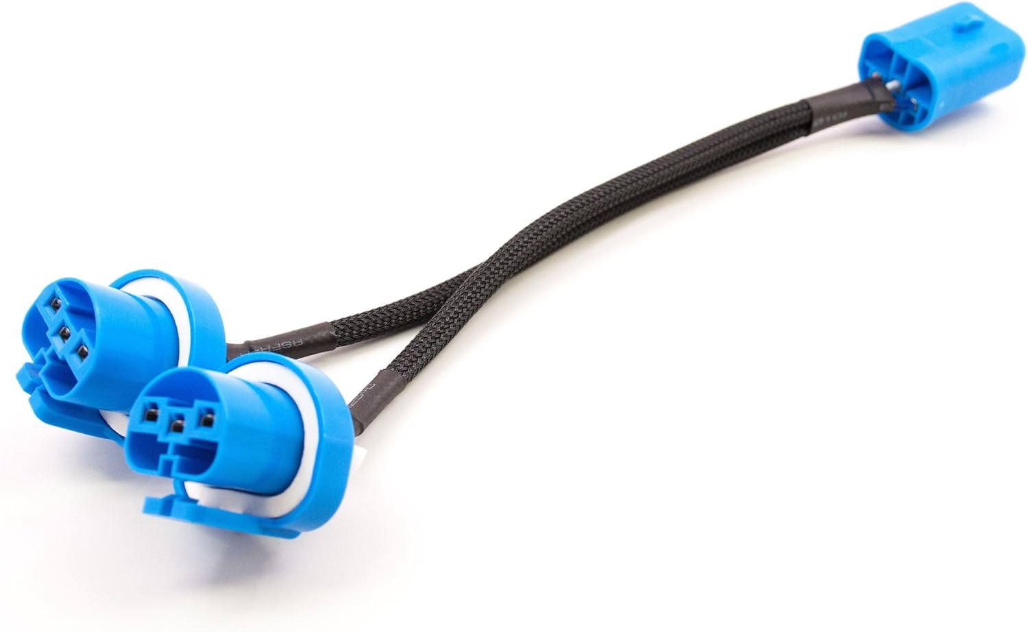 Morimoto 9006F to 9006M/9006M splitter showing connector types