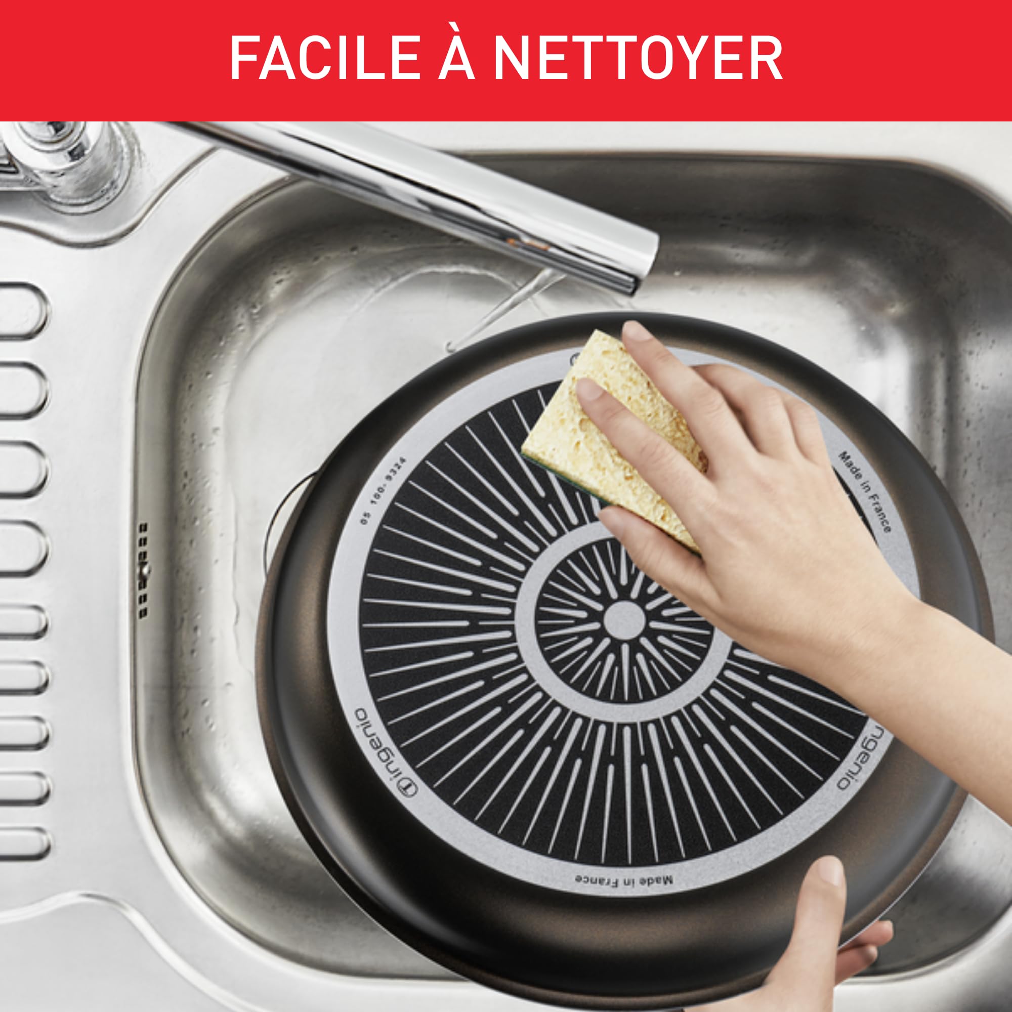 Tefal Ingenio Easy On Set met 3 pannen afneembare handgreep: 22/24/26
