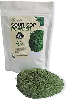 Soursop Leaves Powder Sour-Sop 5oz Graviola Leaf Powder 142g Premium Quality 100% Pure No Additives Natural Green Color