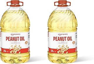 Amazon Grocery, Peanut Oil, 128 Fl Oz, Pack of 2 (Previously Amazon Fres...