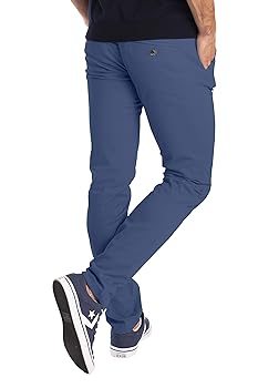 WESTACE Mens Chino Pants Slim Fit Casual Classic Flat Front