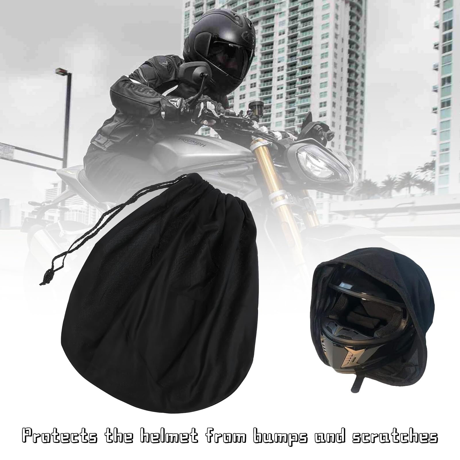 Helmtasche, Helmtasche Motorradhelm, Motorradhelm Überzug, Universal Helmtasche,Helmrucksack Tasche,Kordelzug Rucksack Tasche,Fahrradhelme Tasche,tragbare Rucksack,Tasche Helmsack mit Kordelzug