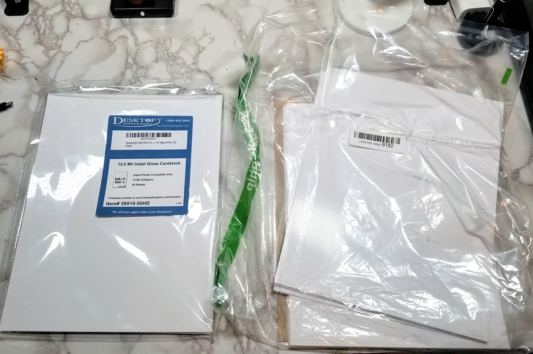 4/mo Finance Heavyweight Inkjet Gloss Cardstock (Single Sided Gloss