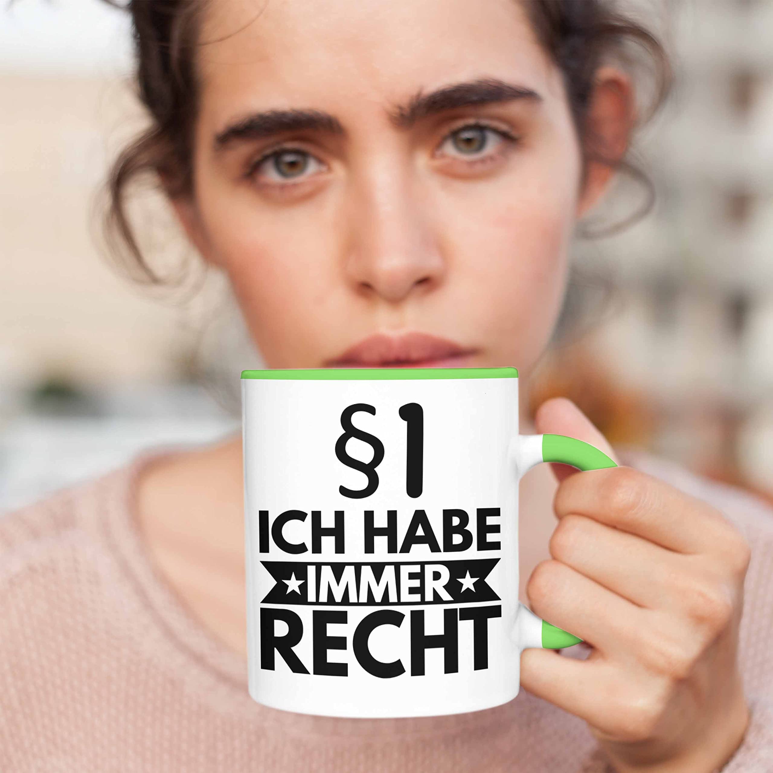 Tasse „Keine Panik, Die Juristin Klärt Das“ – 330 Ml Keramik, Spülmaschinengeeignet, Geschenk Für Anwältin