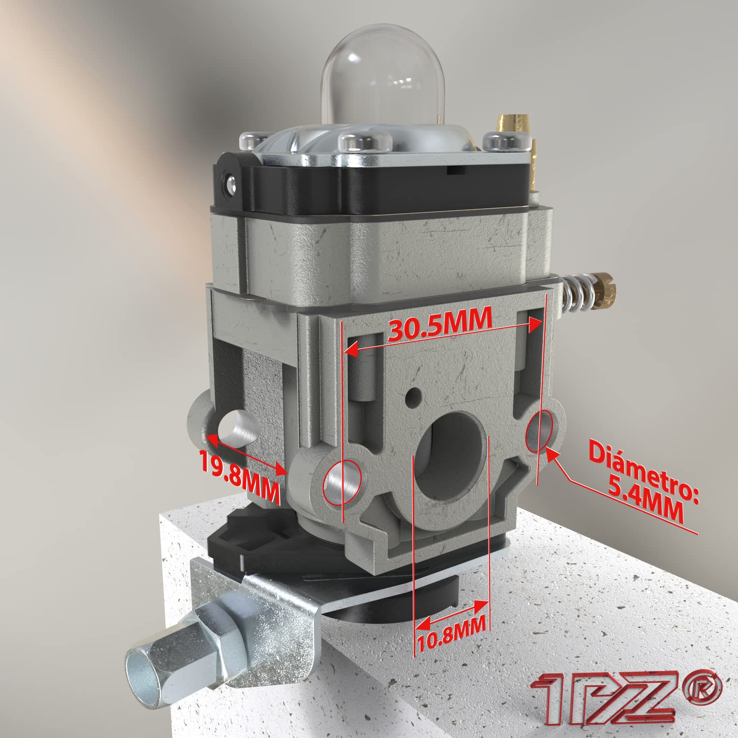 Kit Riparazione Carburatore Tillotson - Per Homelite XL-12, Super XL, RK-23HS - Foto 6