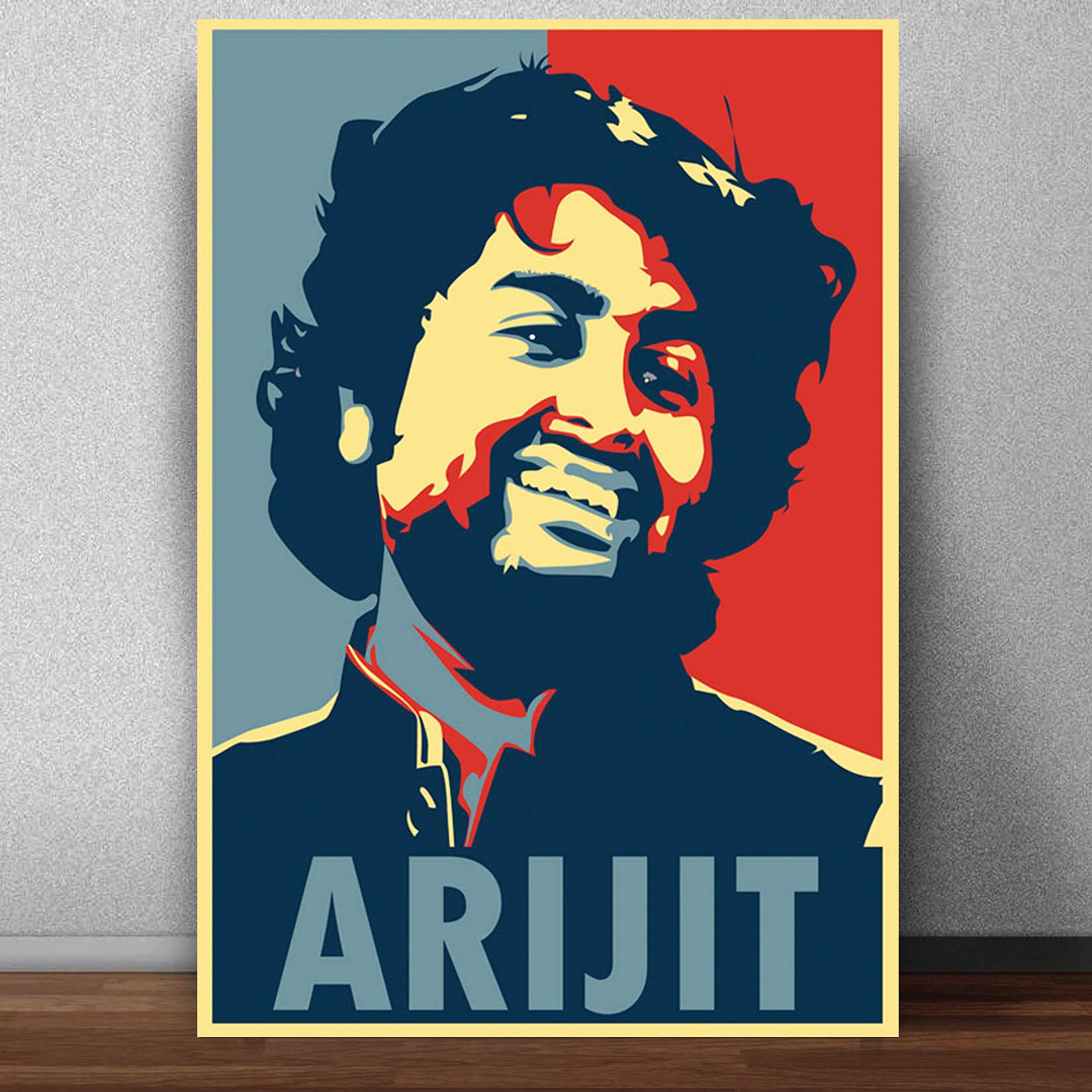 Good Hope Arijit Singh Pop Art Poster (Matte paper 300 GSM, Multicolour, 13 X 19 Inch, Rolled)