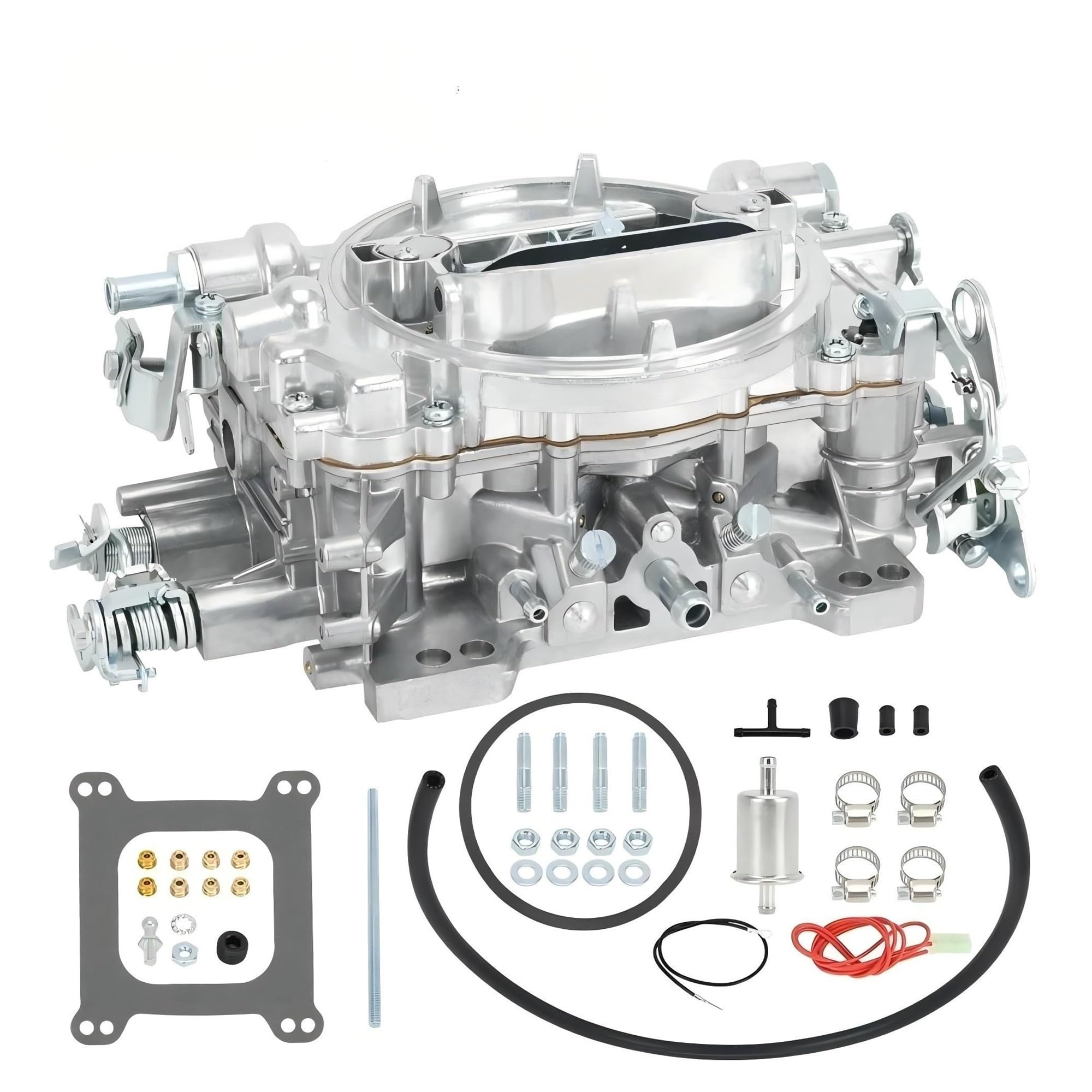 Carburateur Performer 600 CFM à 4 corps alésage carré avec starter manuel en aluminium (modèle 1405)