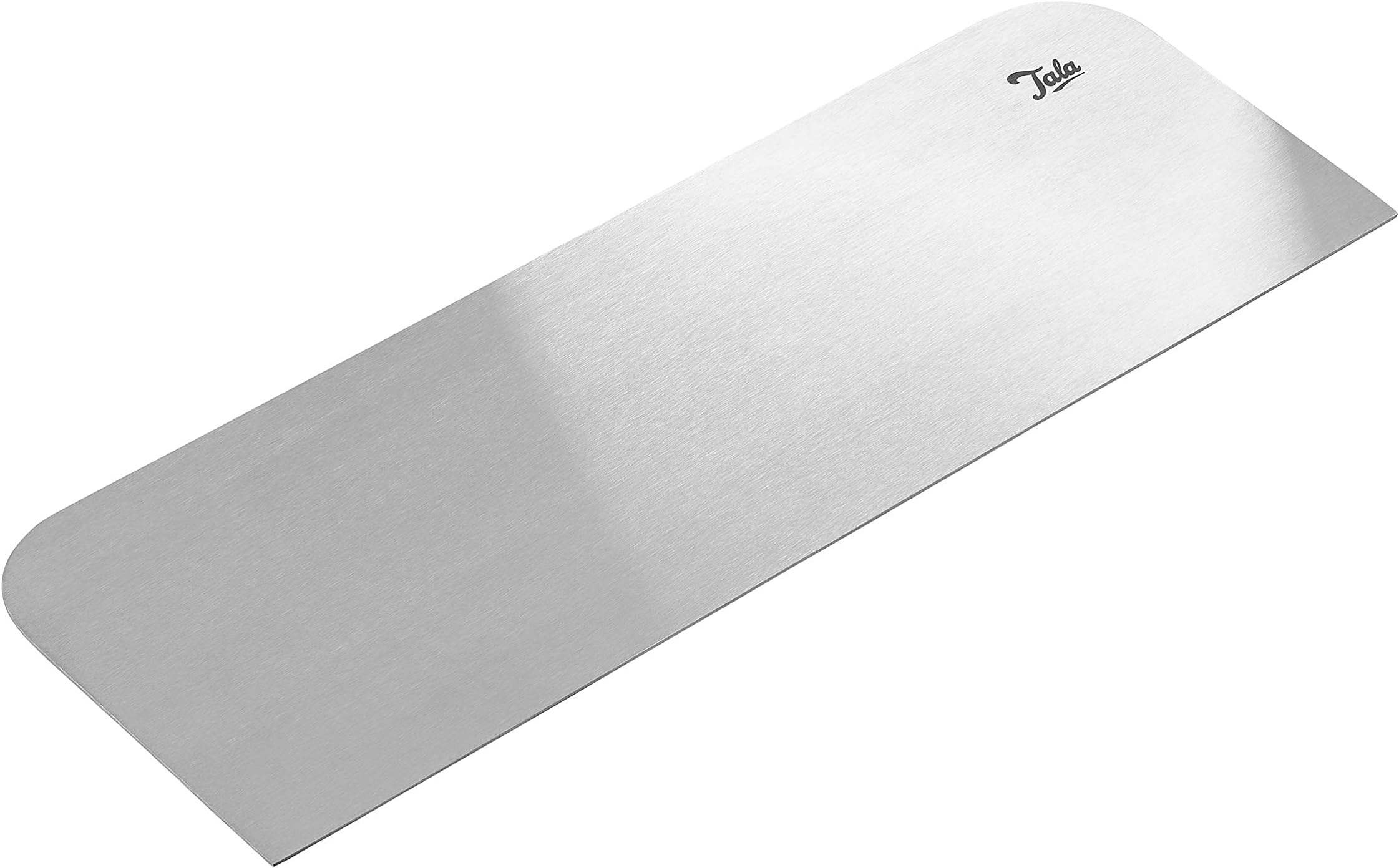 Tala Stainless Steel Icing Scraper and Icing Smoother, Essential Cake Icing Accessory for Seamless Crumb Coats, Butter Cream, and Royal Icing Application, Metallic Silver, Large, 25.5 cm