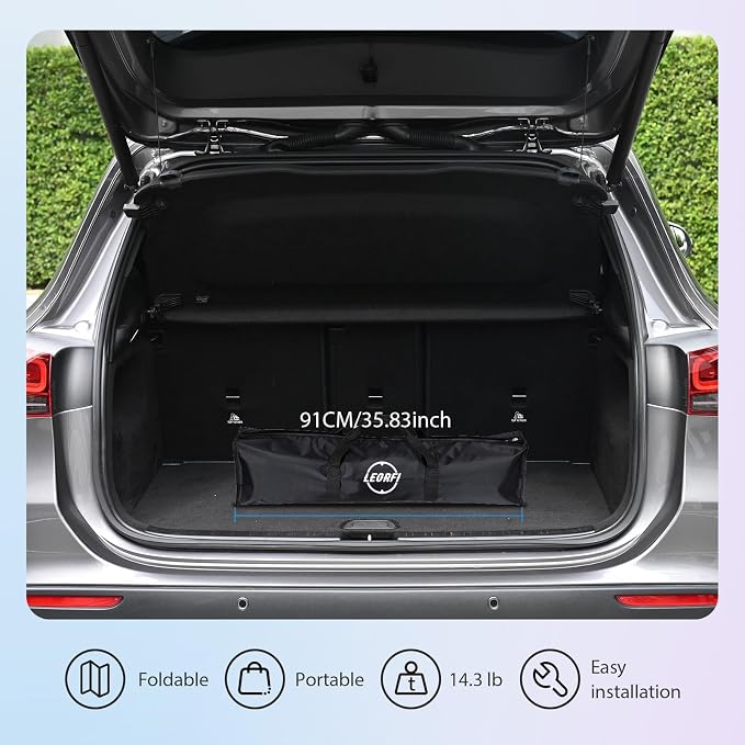 Pantalla de proyector 150 pulgadas con soporte y bolsa portátil miniatura 8