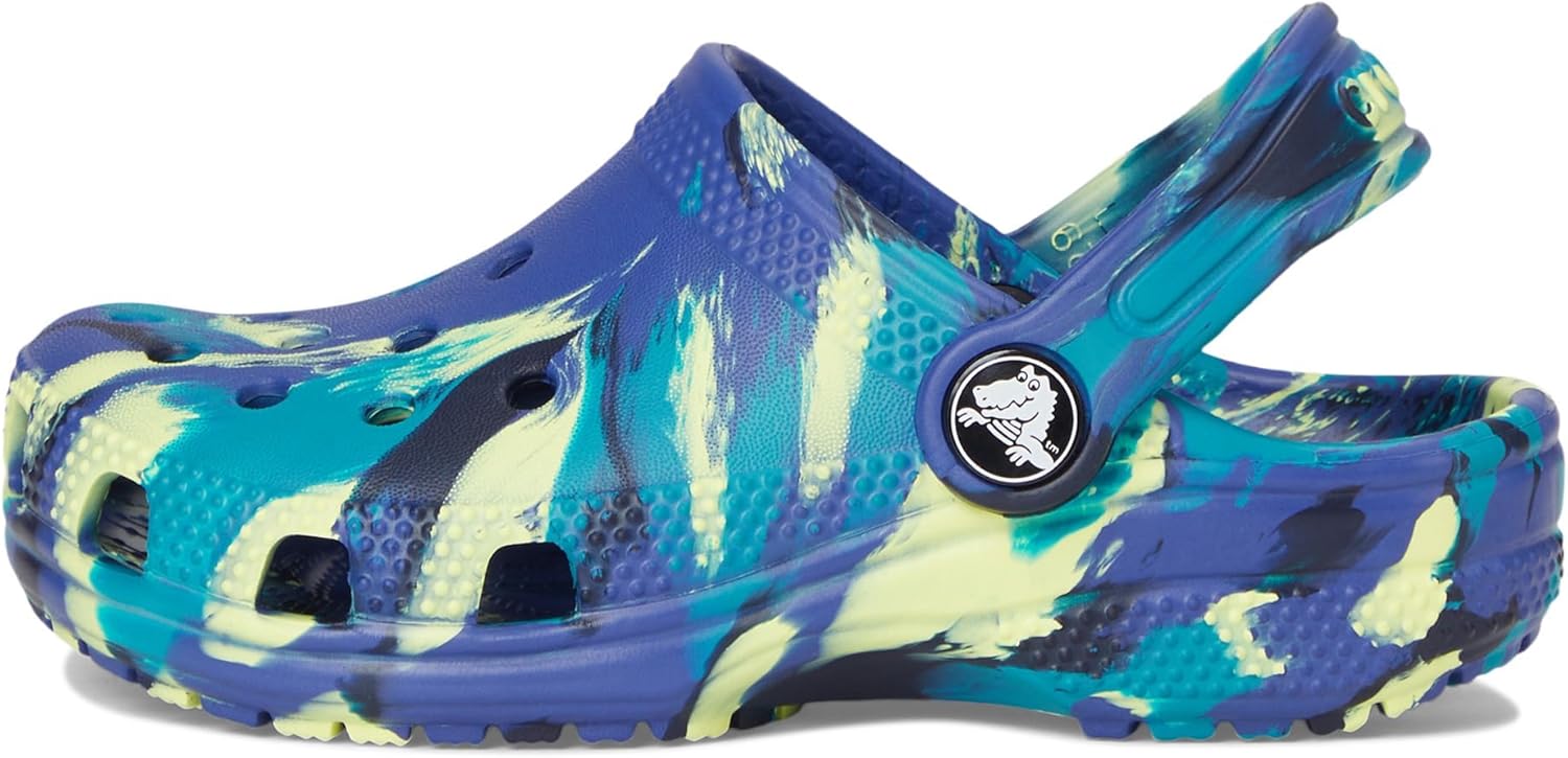 Crocs Unisex-Child Classic Watercolor Marbled Clog K - Image 8