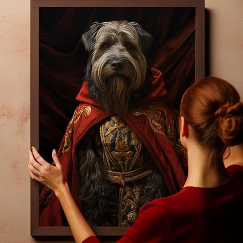 Miniatura 382 de Thuan Chow Chow Retrato de mascota con disfraz real de perro en un disfraz retrato de perro con vestimenta Retrato medieval de mascota retrato