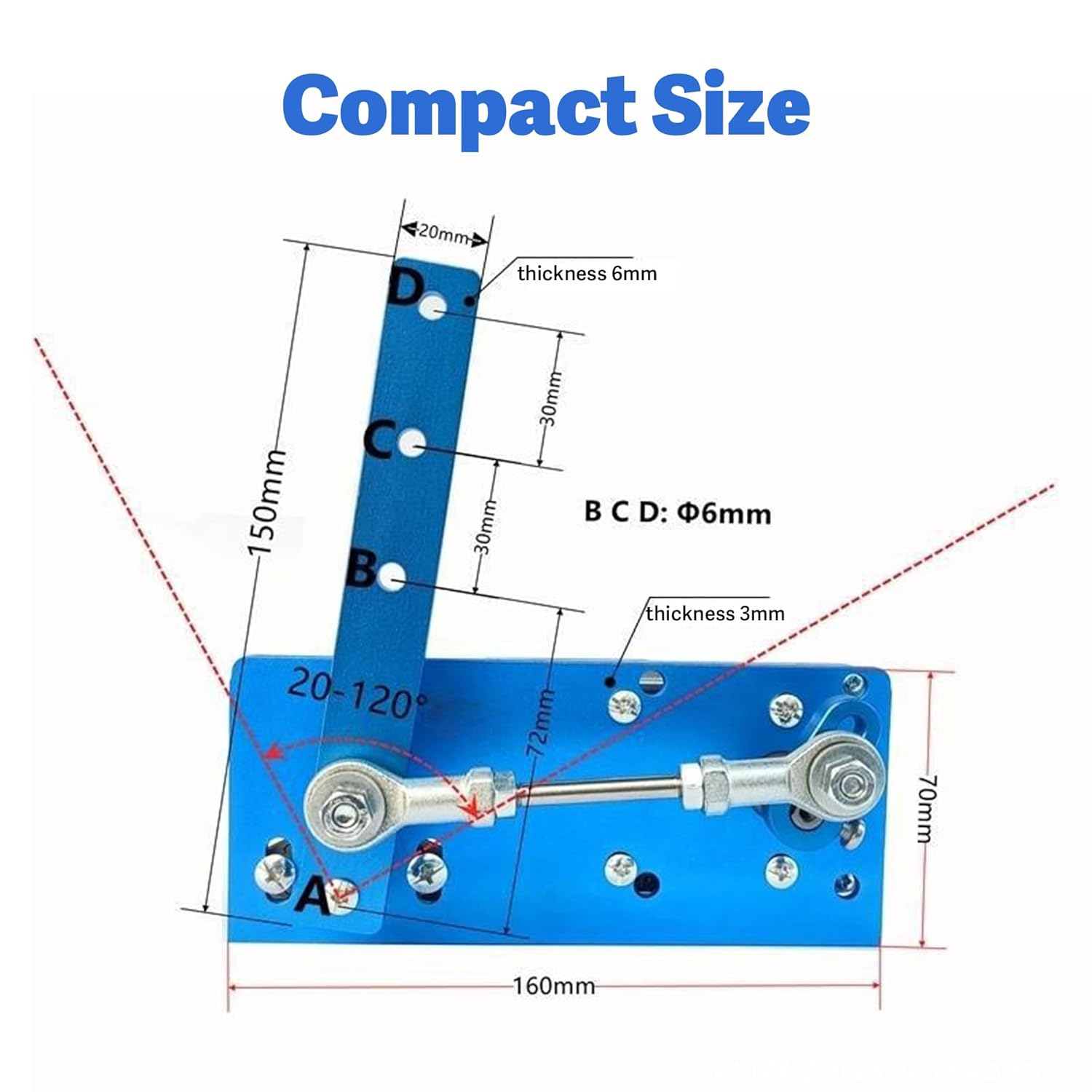 DC 24V Reciprocating Swing Motor, Adjustable 20-120° Variable Speed 90RPM Electric Motor for Automatic Hammock Rocker Swing Pusher Dynamic Advertising DIY Design