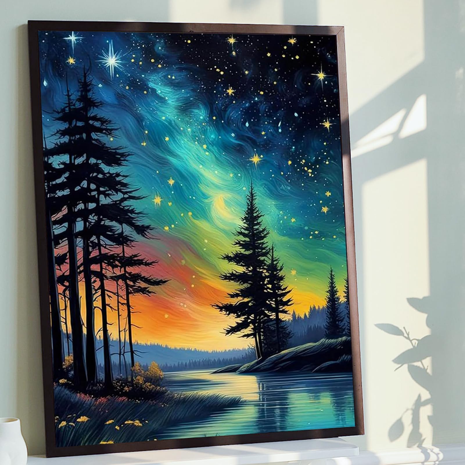 YALKIN Paint by Numbers Kits for Adults Painting by Number Kits On Canvas,Without Frame DIY Color Oil Painting Acrylic Paints,Home Wall Decor 16x20in/40x50cm - Image 3