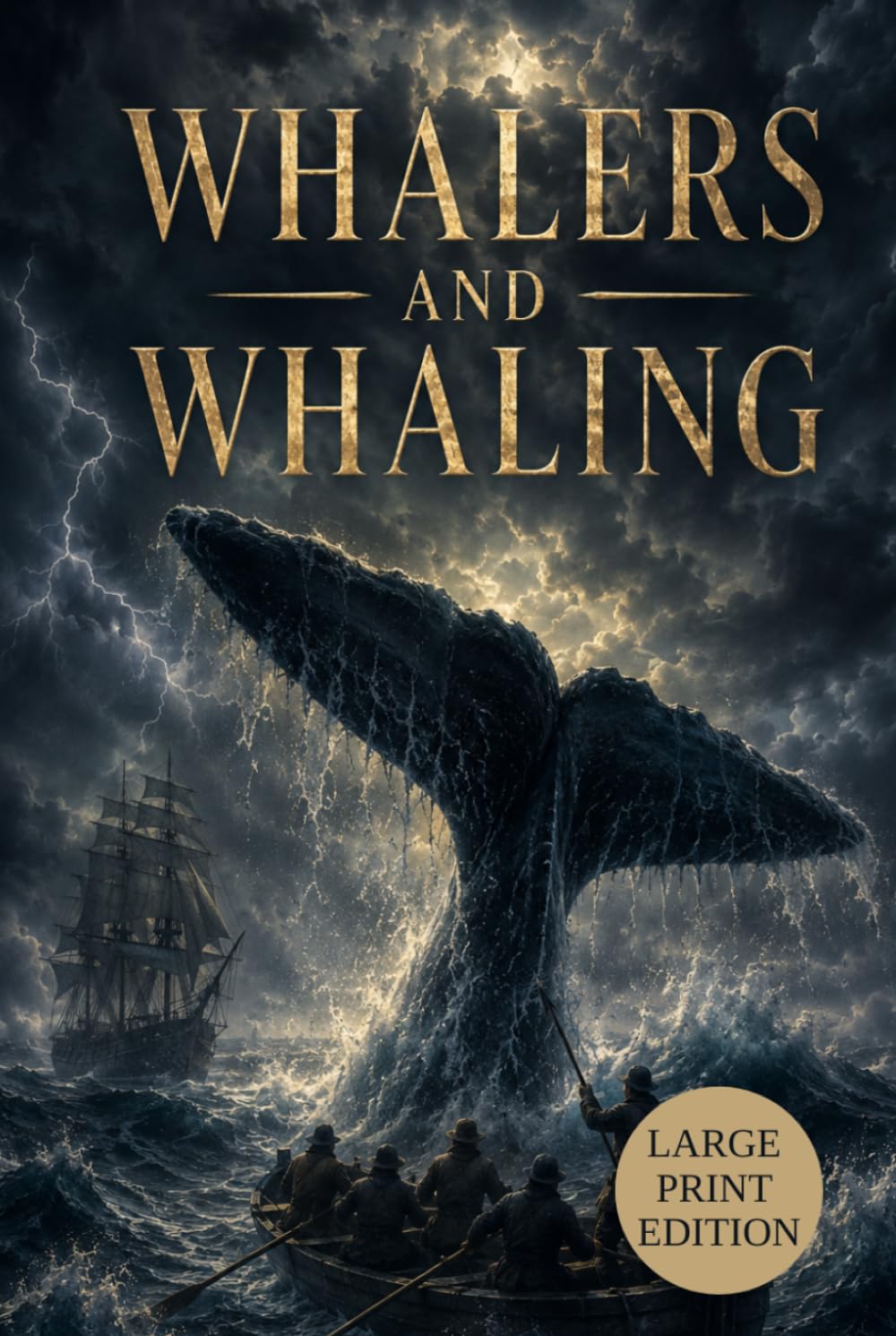 WHALERS AND WHALING (LARGE PRINT EDITION): A Classic Maritime History of Nineteenth-Century Whale Hunting, Ocean Exploration, Seafaring Adventures, and Historic Whaling Expeditions