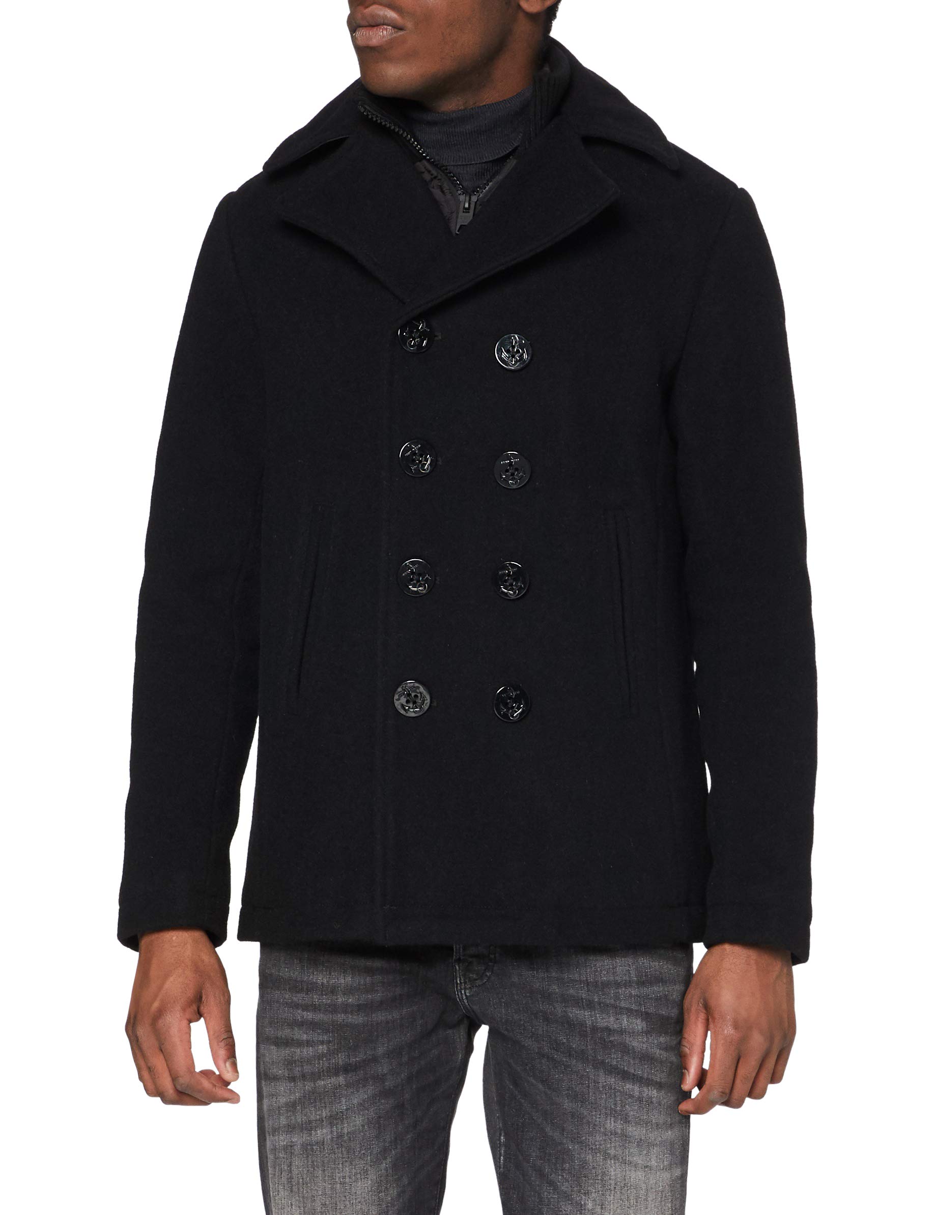 Men's Cyclone 2 Peacoat Reefer Long Sleeve Coat