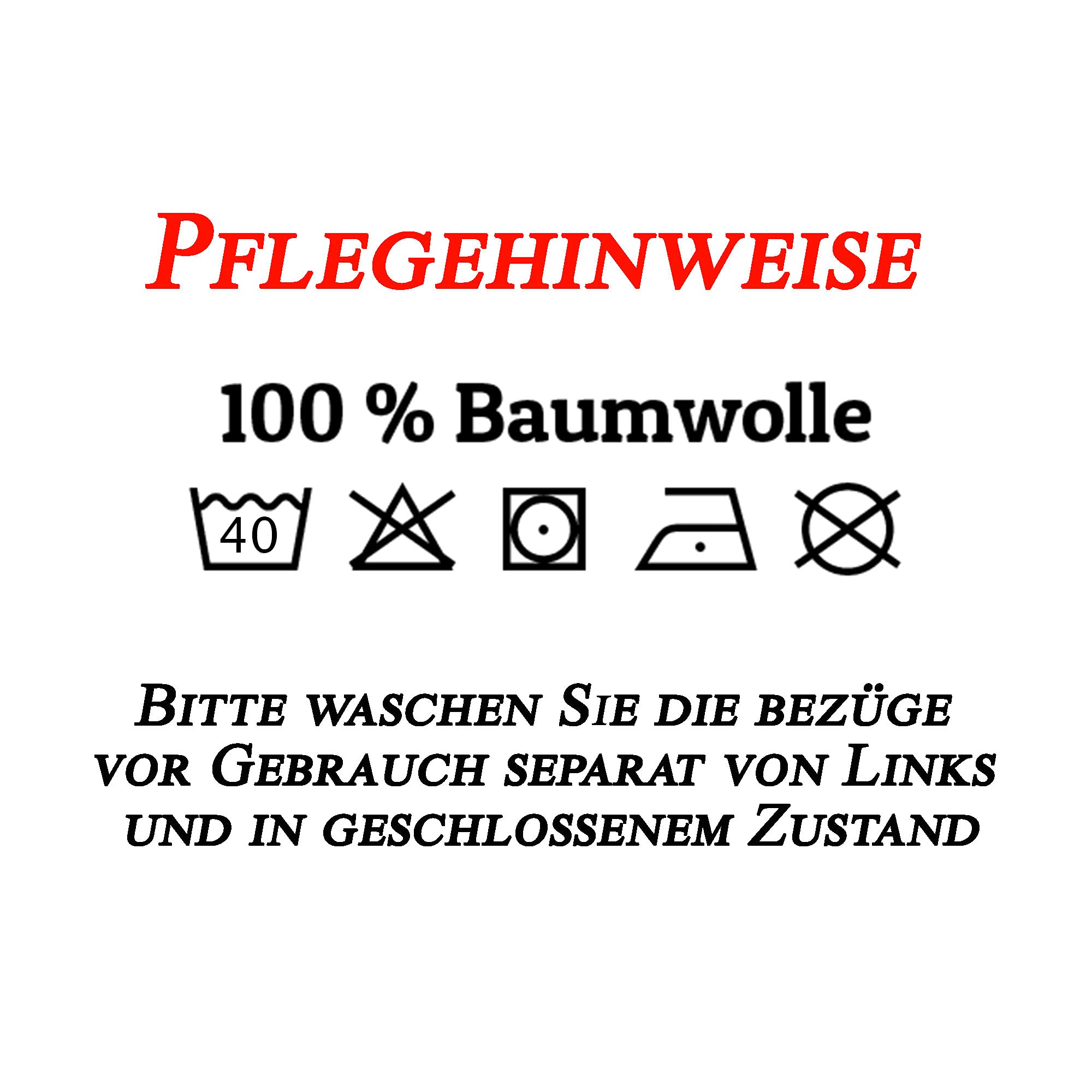 BERONAGE Borussia Mönchengladbach Wende-Bettwäsche Fohlen-Elf 135x200+80x80 Linon VFL RV