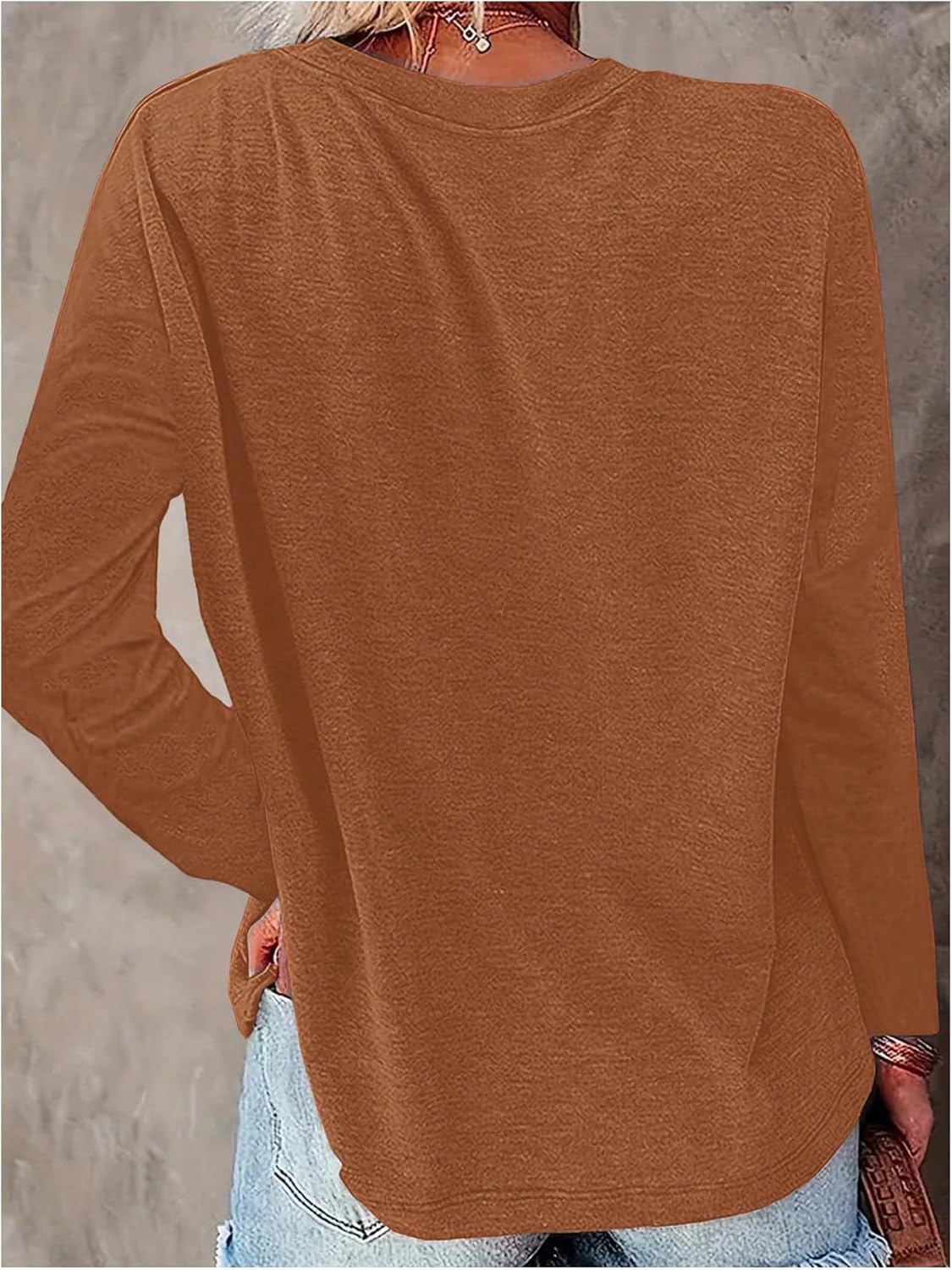 SOLY HUX Women's Graphic Tees Long Sleeve Crew Neck T Shirt Casual Tops Fall Clothes - Image 2