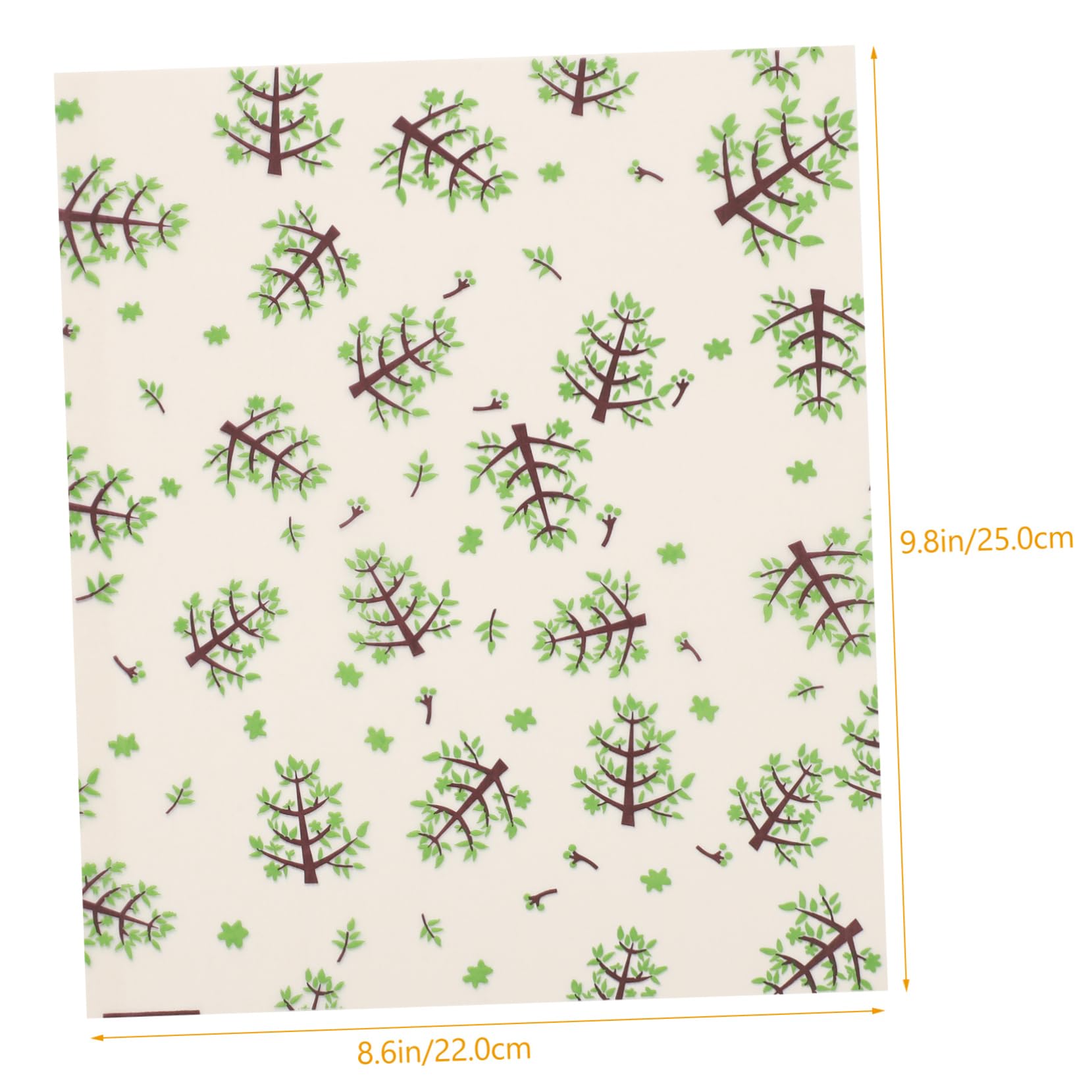 COLLBATH 50 Sheets Cake Wrapping Papers Waterproof Food Packing Paper Parchment Paper Sheets for Sandwiches Breads Chips