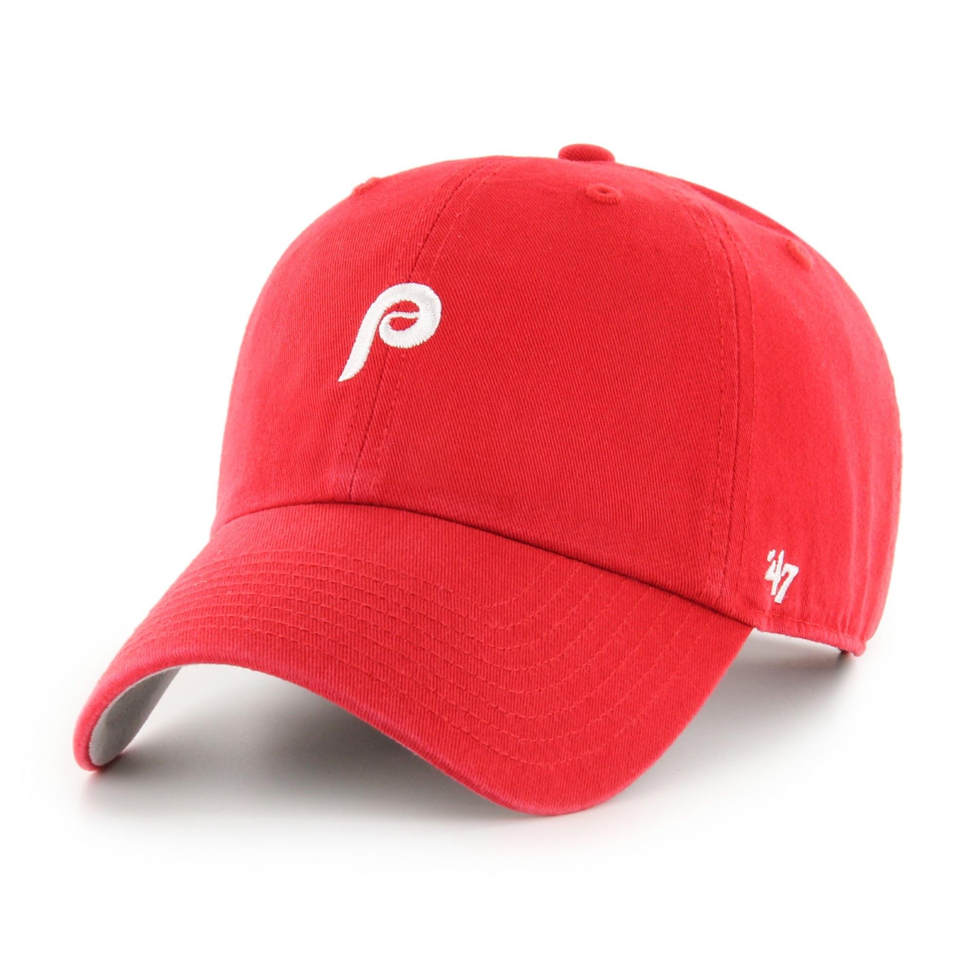 47 MLB Berretto Baseball Clean Up Baserunner Corona destrutturata Regolabile NY LA Piccolo Logo Cappellino