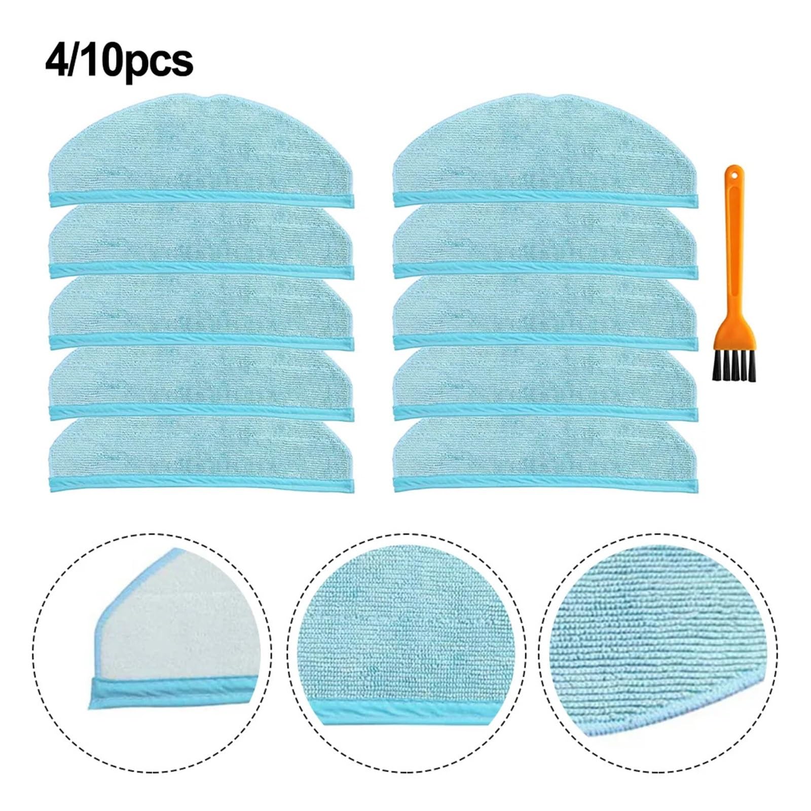 Set 4 Panni Per Robot Cecotec Conga 8090/9090 - Ricambi Per Pulizia - Foto 5