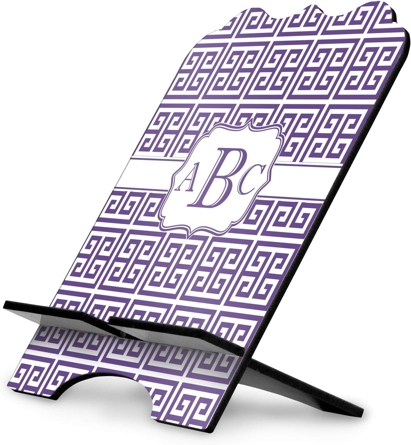 YouCustomizeIt Personalized Greek Key Stylized Tablet Stand