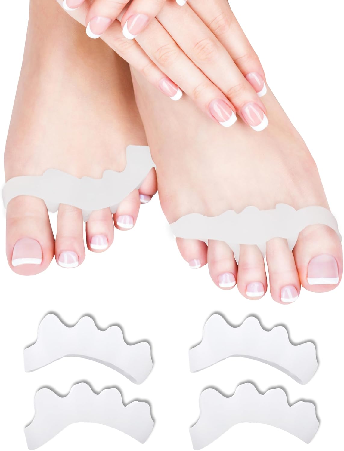 Comfort Toe Orthopedic Bunion Corrector Spacer & Gel Spreader – Precision Relief, Alignment Support & Enhanced Comfort for Bunions & Toe Alignment (2 Pairs)