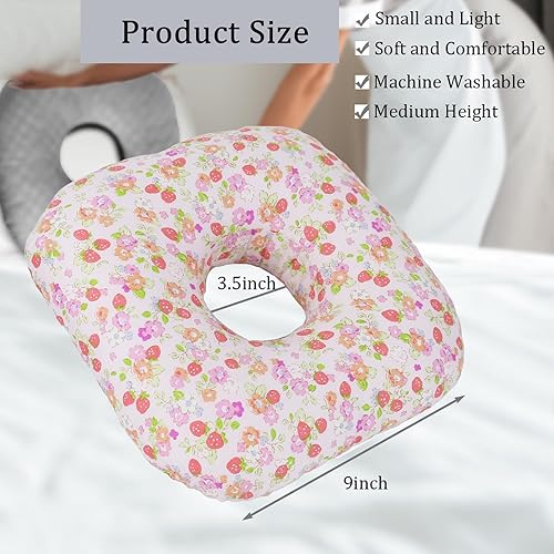 Vista 137 de Almohada perforadora de oreja para dormir de lado, almohada con un orificio para la oreja para CNH y dolor de oído, inflamación de oído, úlceras por