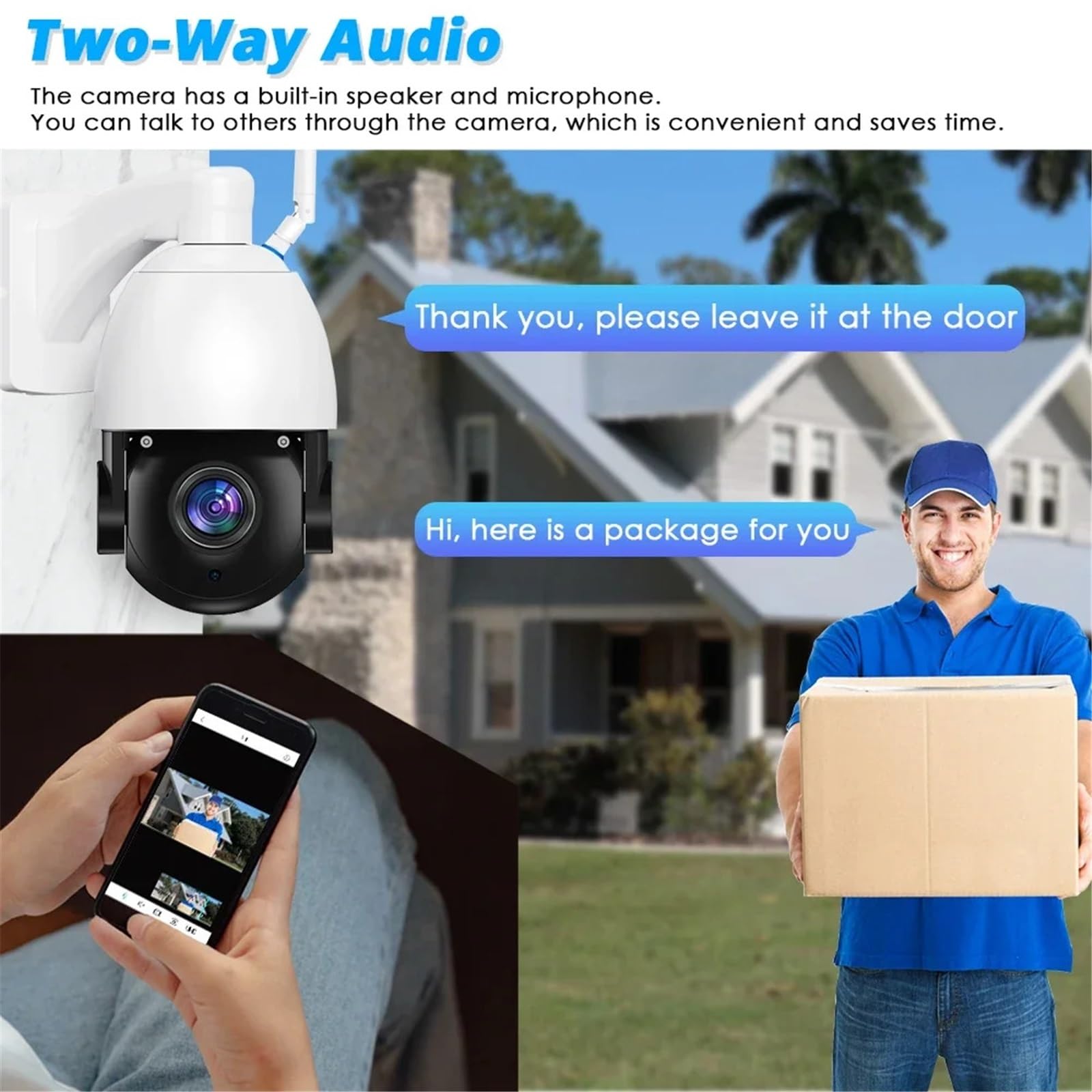 Kamera PTZ WIFI POE z 50-krotnym zoomem optycznym, 8 MP, 4K HD, IP, zewnętrzna, śledzenie człowieka AI, IR, 100 m, monitoring bezpieczeństwa P2P