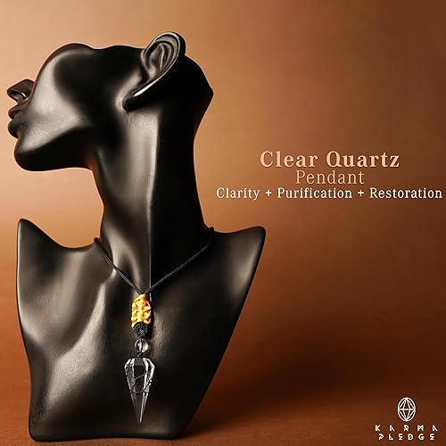 Miniatura 2 de KARMAPLEDGE Karma Pledge - Colgante de cristal de curación espiritual collar de chakras para mujeres y hombres collar de protección de joyería de
