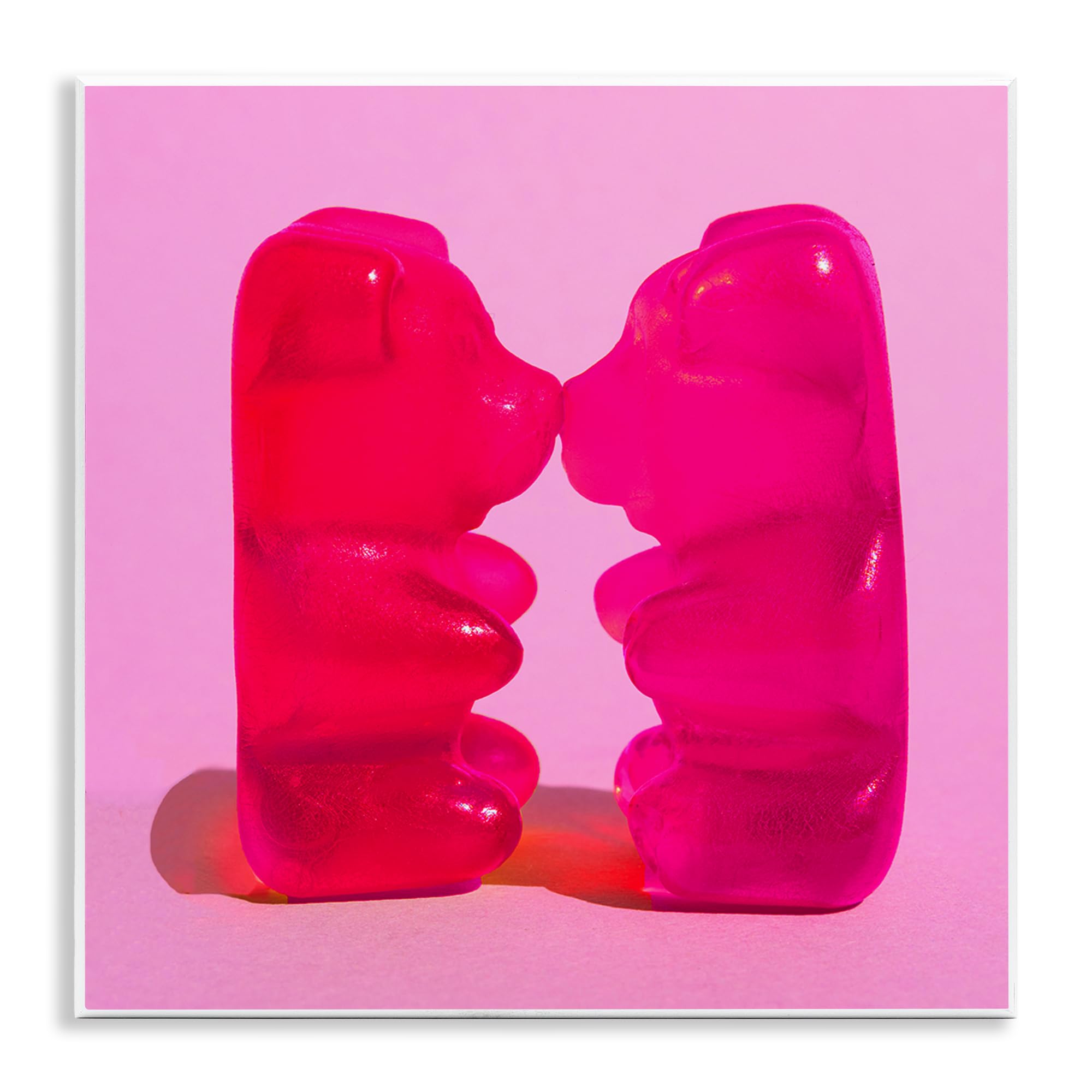 Stupell Industries Wall Plaque Kissing Gummy Candy Bears Art By Daphne Polselli