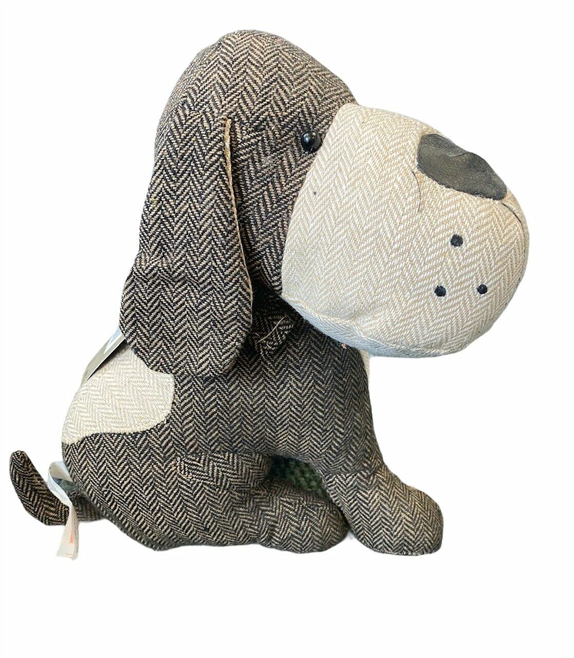Tamersgifts Tweed Dog Doorstop Assorted Doorstop Door Stop Stopper Filled Heavy Doorstop Faux Leather Novelty Wedge (Tweed Dog Doorstop)