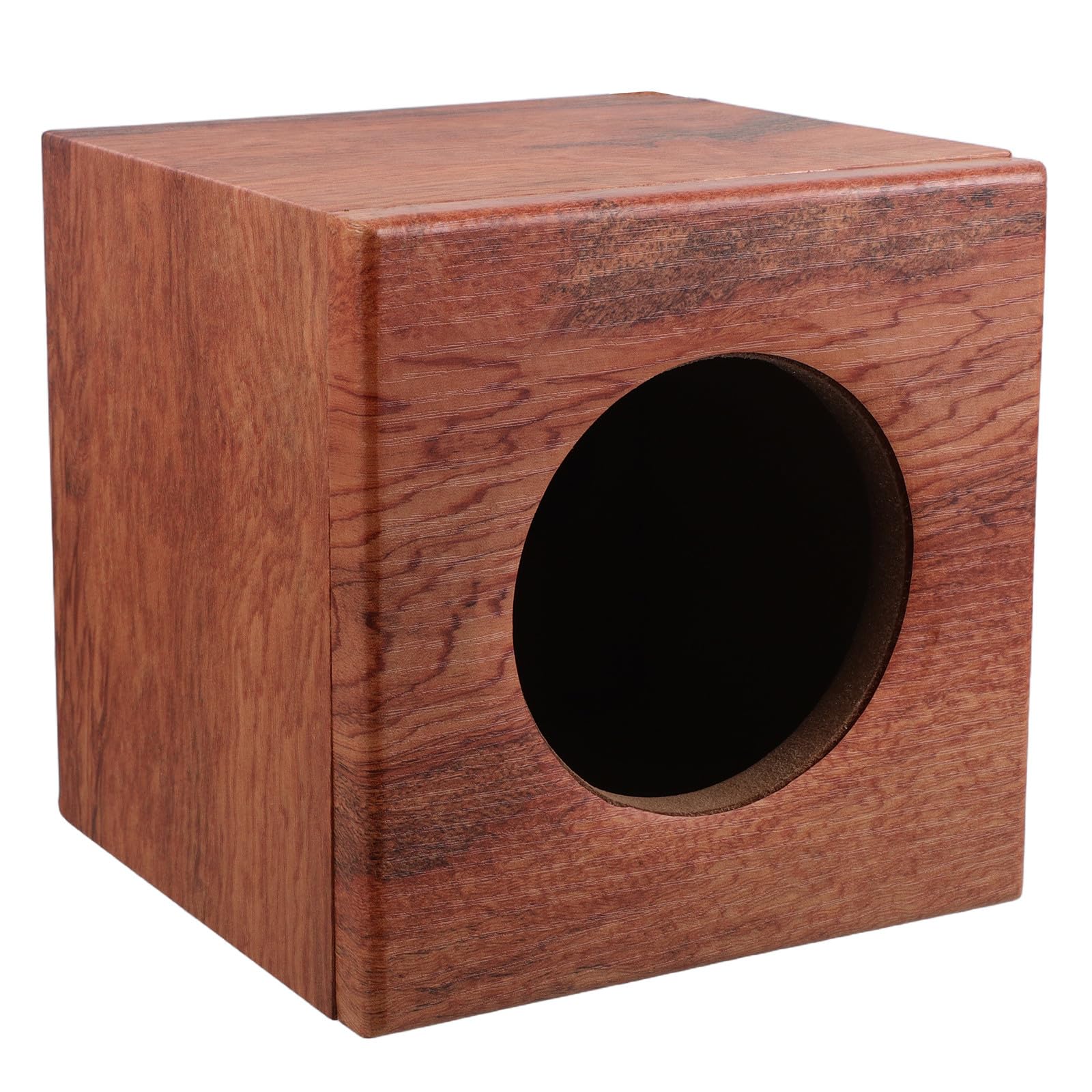 Ganazono Cassa Acustica in Legno Con Finitura Elegante Cachi Scatola Audio Vuota Resistente Per Altoparlanti Auto E Subwoofer Per Camion Migliora Stabilità Sonora E Qualità Audio in Viaggi