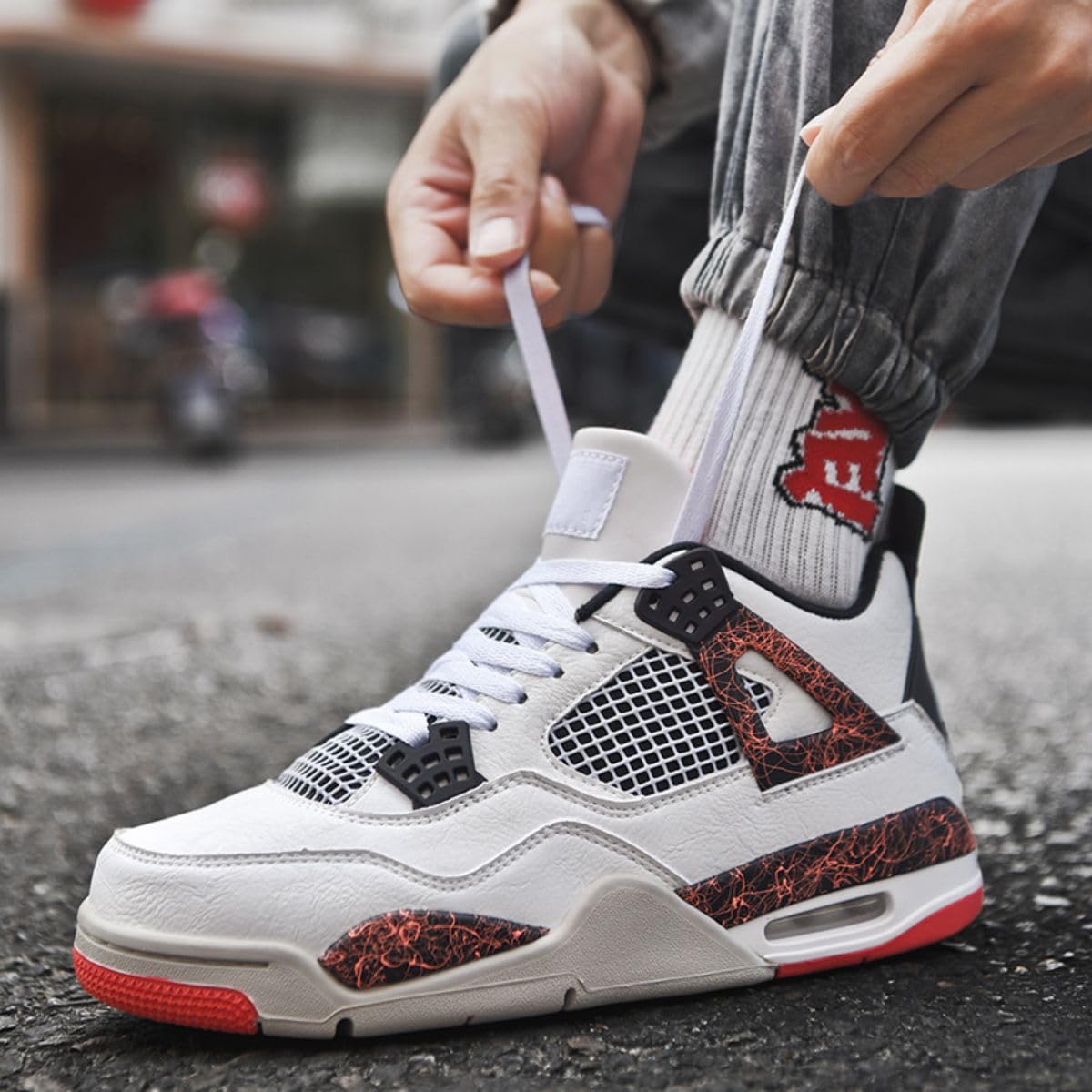 Herren-Basketball-Schuhe Herren-Sport-Schuhe Große Sportschuhe