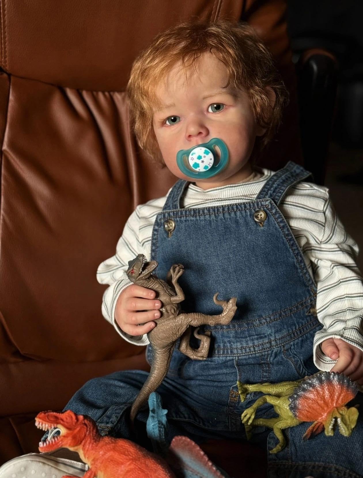 Anano Lifelike Reborn Baby Dolls Vinyl Full Body Boy Realistic Skin With Veins 20" 50cm Squishy Vinyl Baby Doll Reborn Toddler Babies Dolls Movable Limbs For Kids Role Playing & Collectors