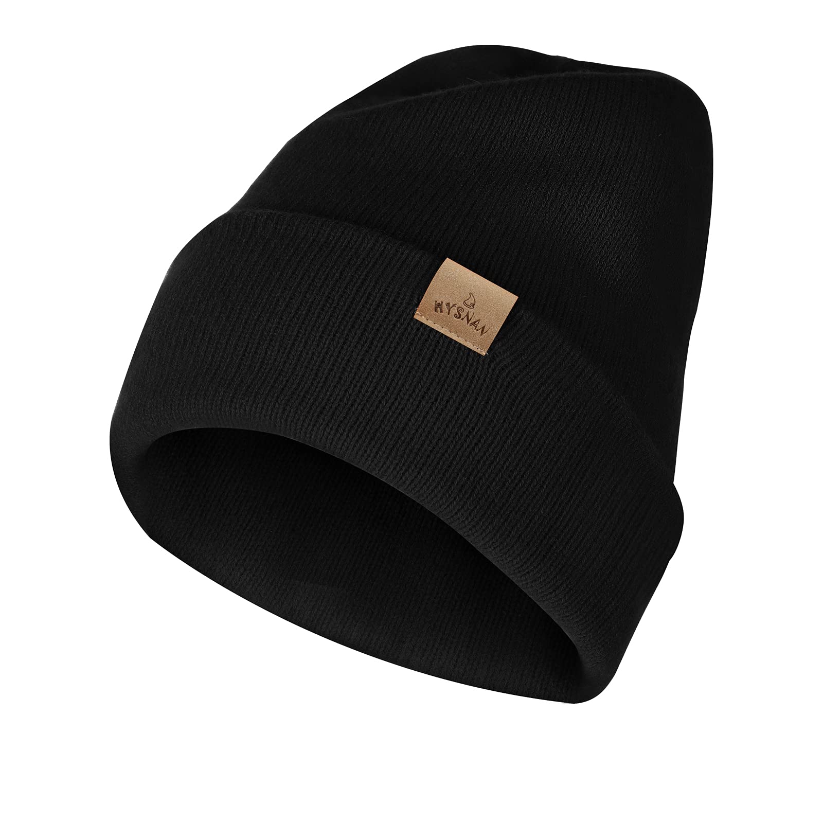 Hysnan Merino Wool Beanies Winter Hats for Women Men Knit Slouchy