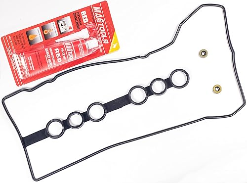 Miniatura 7 de VS50542R 2000-2008 Compatible con junta de cubierta de válvula de motor Toyota, Gromets y sellos de tubo de bujía, Celica Corolla Matrix MR2 Spyder