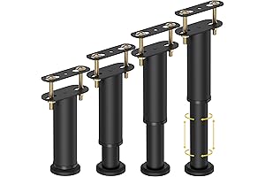 Adjustable Bed Replacement Legs for Enhanced Bed Support and Robust Furniture